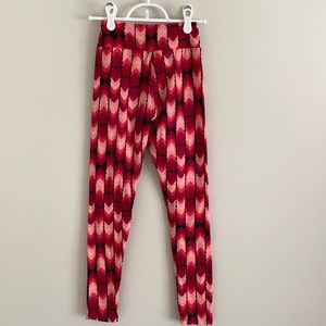 LuLaRoe Tween Valentines Day leggings